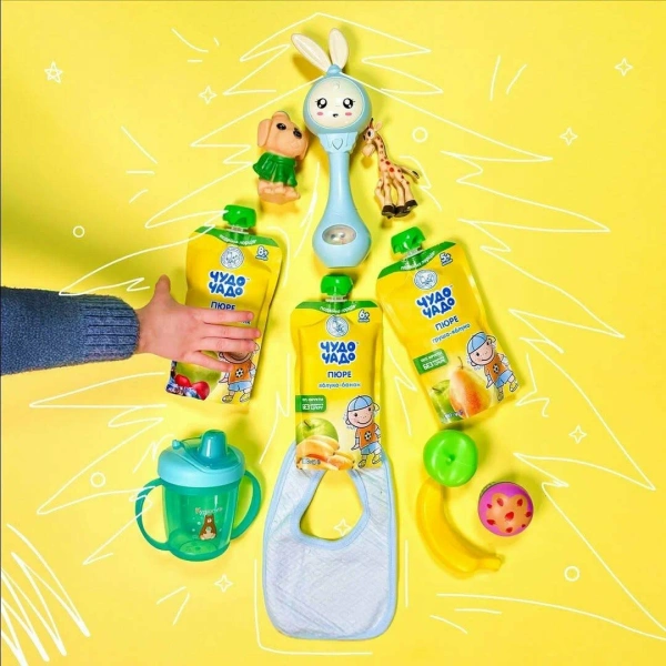 ЧУДО-ЧАДО Пюре груша-яблоко 90гр